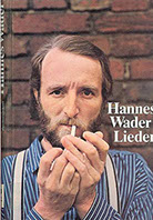 Umschlag des Notenbuchs Hannes Wader Lieder